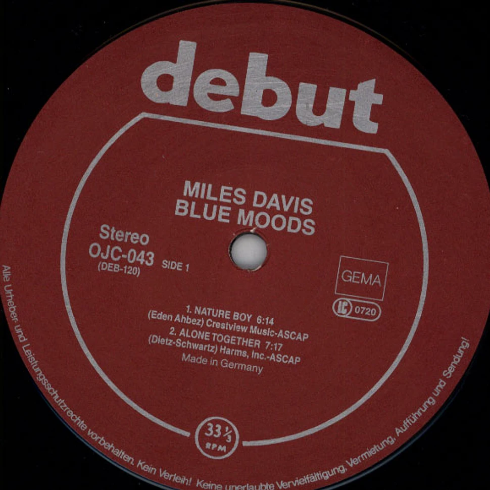 Miles Davis - Blue Moods