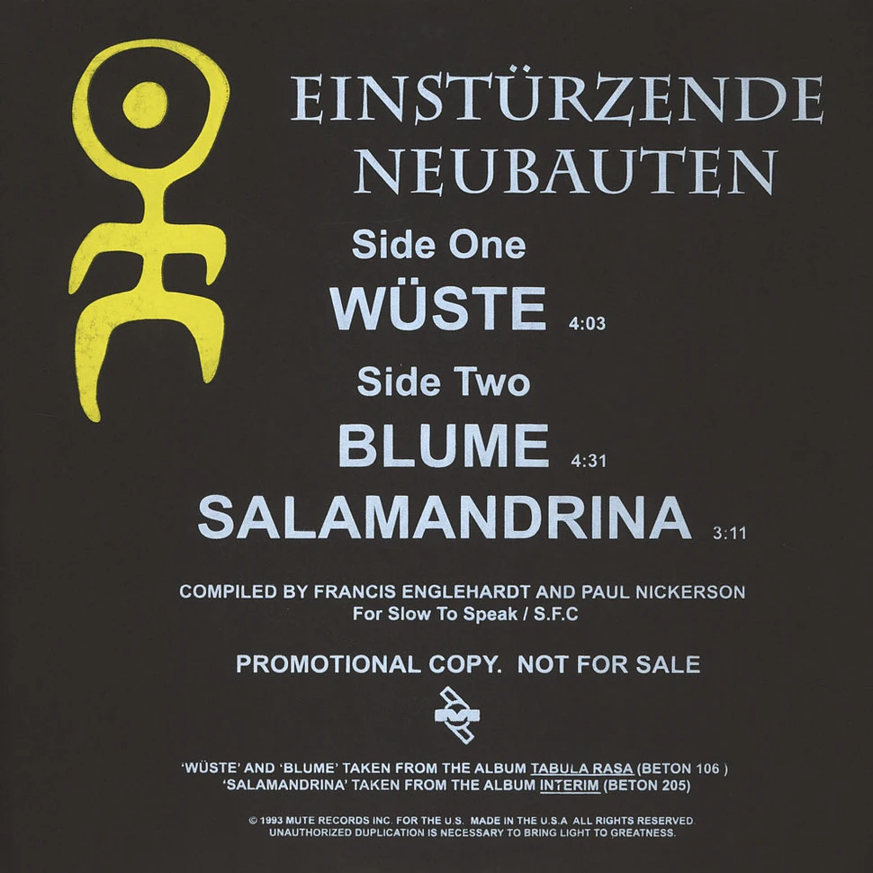 Einstürzende Neubauten - Wüste