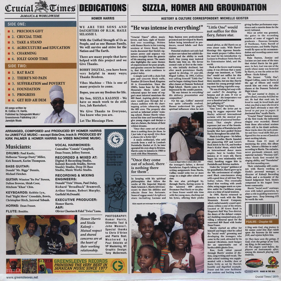 Sizzla - Crucial Times