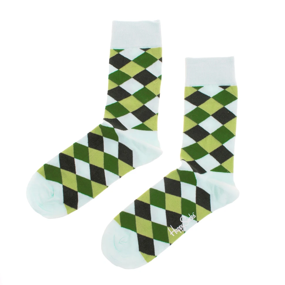 Happy Socks - Diamond-Patterned Socks
