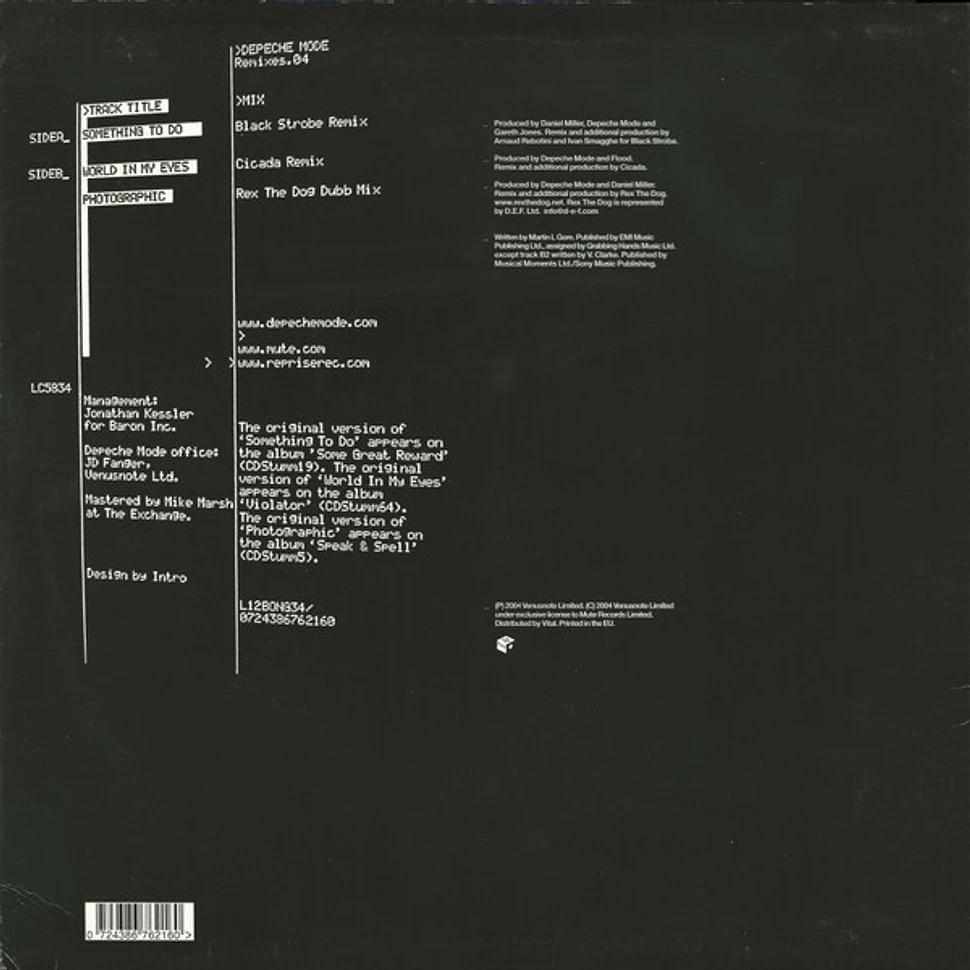 Depeche Mode - Remixes·04