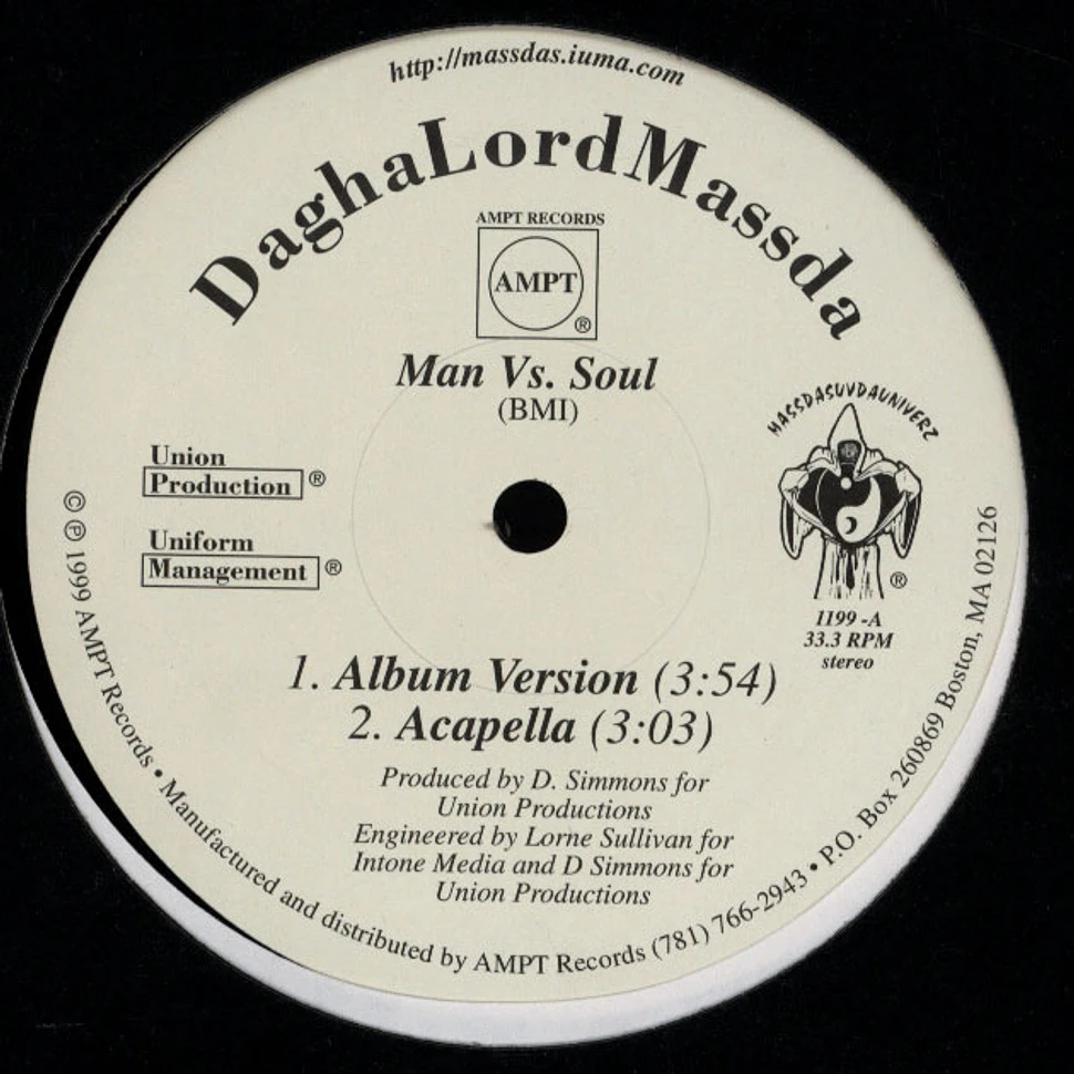 Dagha Lord Massda - Man Vs. Soul