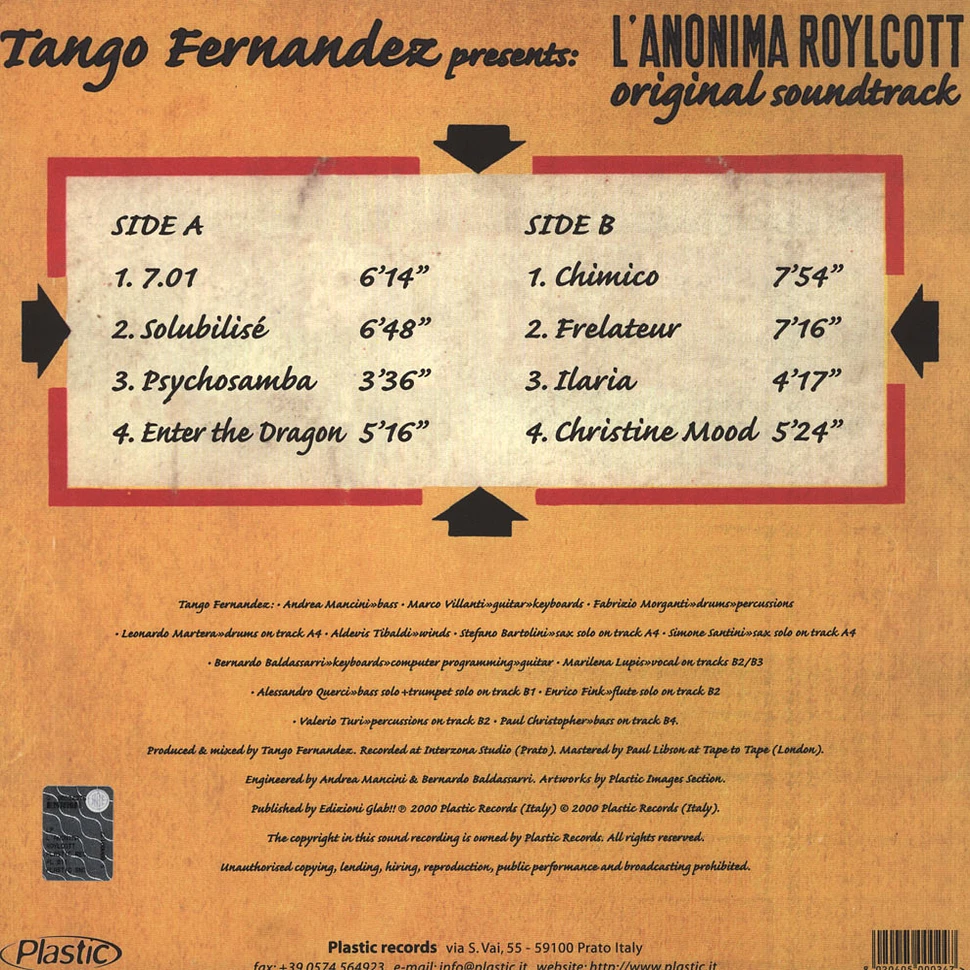Tango Fernandez - L'Anonima Roylcot