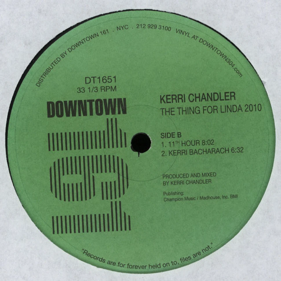 Kerri Chandler - The Thing For Linda 2010