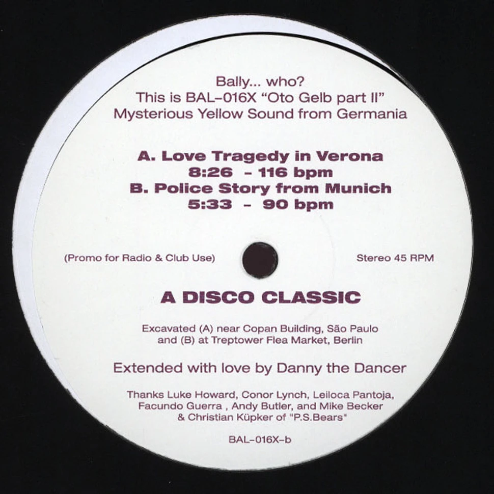 Danny The Dancer presents Oto Gelb - A Disco Classic