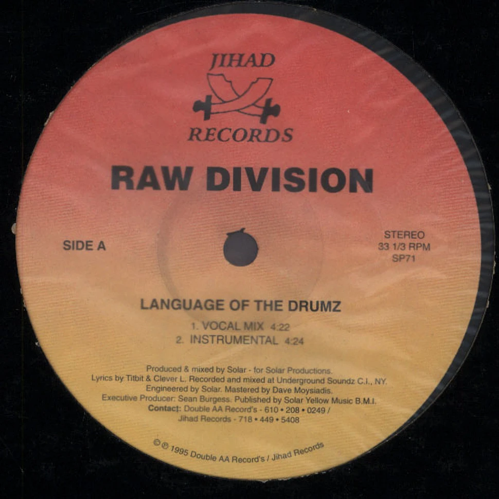 Raw Division - Language Of The Drumz