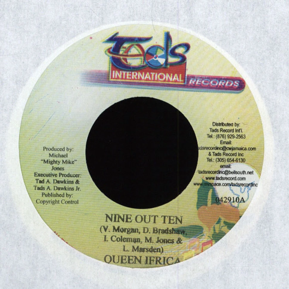 Queen Ifrica / Sizzla - Nine Out Ten / Better Know This