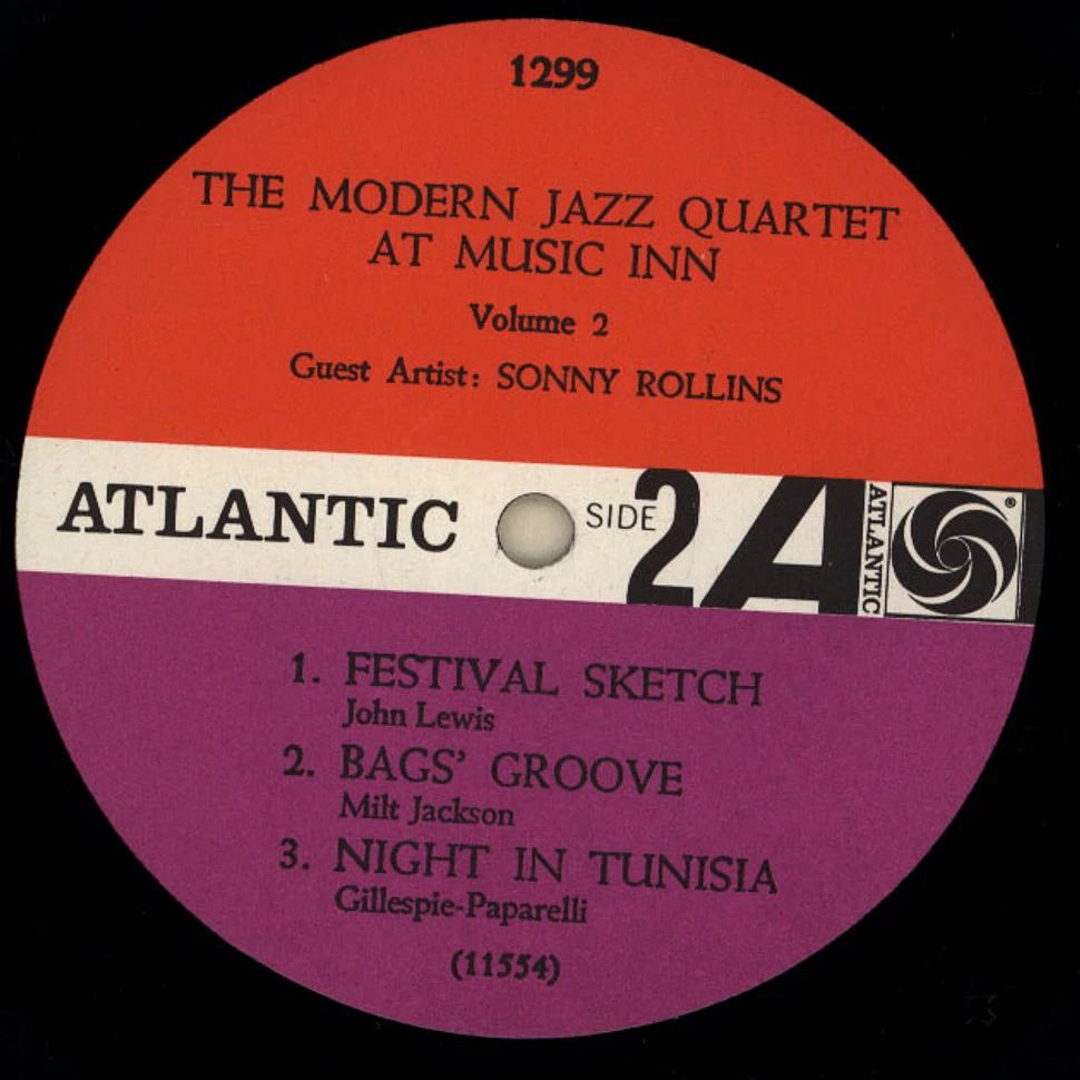 The Modern Jazz Quartet - The Modern Jazz Quartet At Music Inn Volume 2