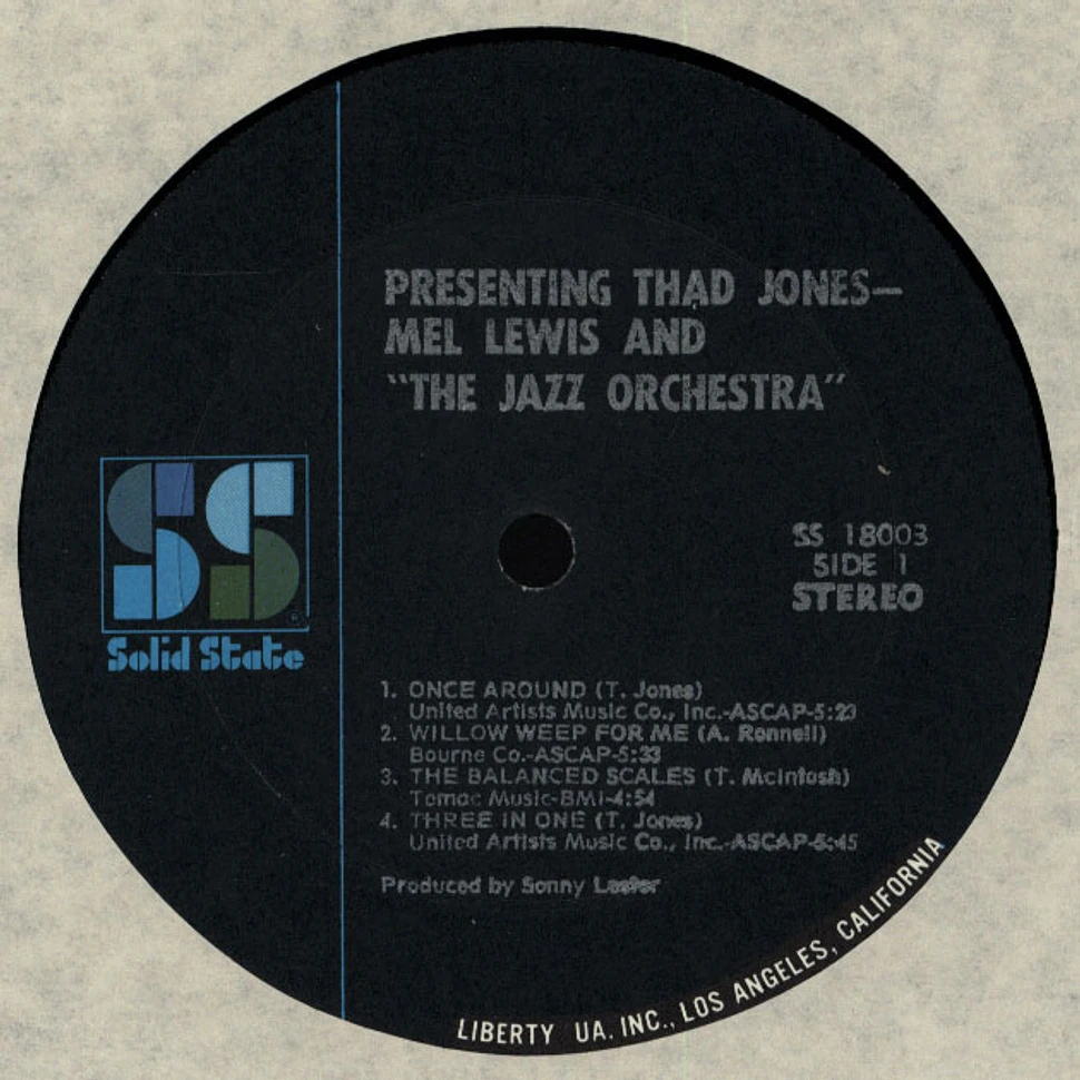 Thad Jones, Mel Lewis & The Jazz Orchestra - Thad Jones, Mel Lewis & The Jazz Orchestra