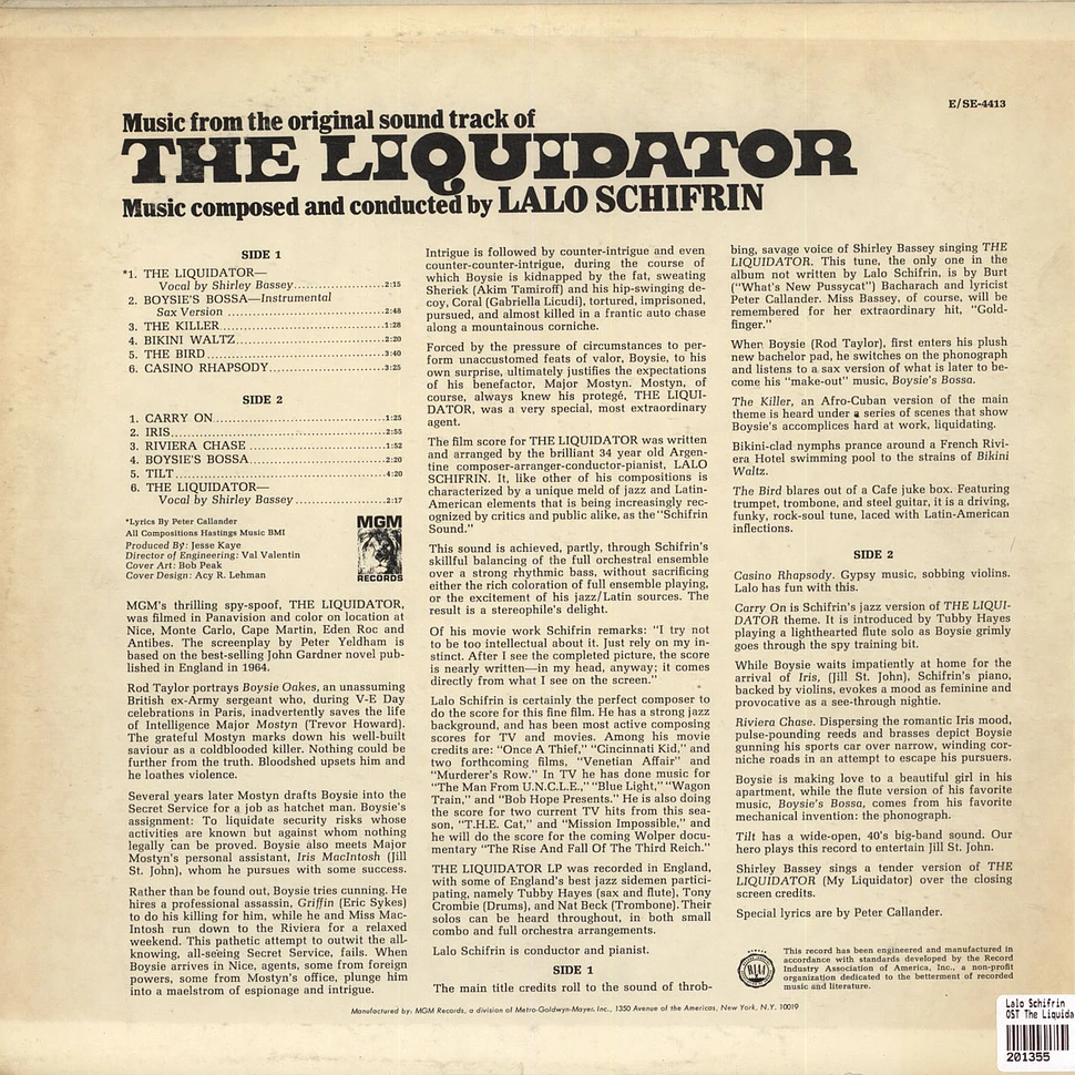 Lalo Schifrin - OST The Liquidator