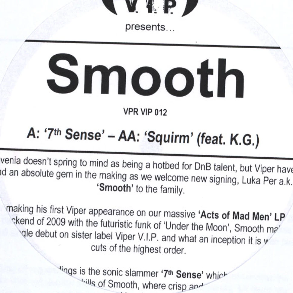 Smooth - 7th Sense / Squirm