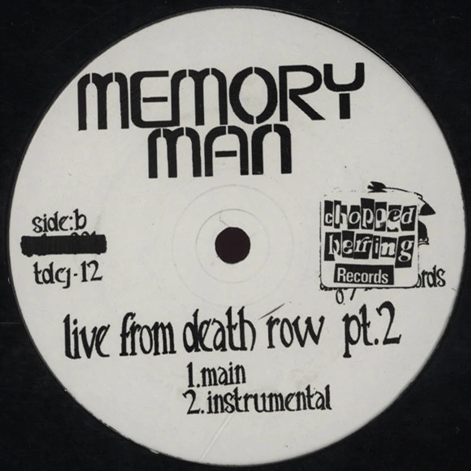Memory Man - Live From Death Row Feat. Busdriver & MC Paul Barman