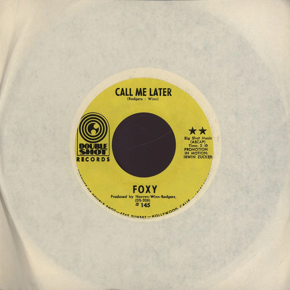Foxy - Call Me Later