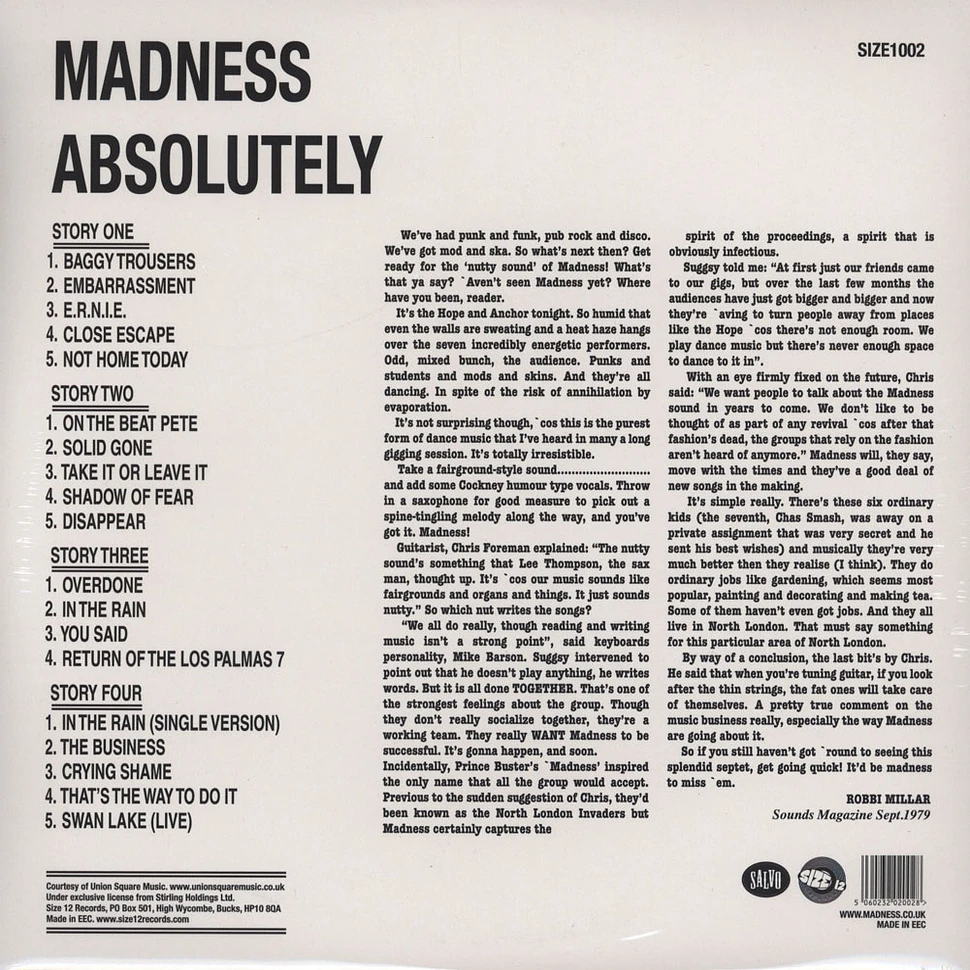 Madness - Absolutely