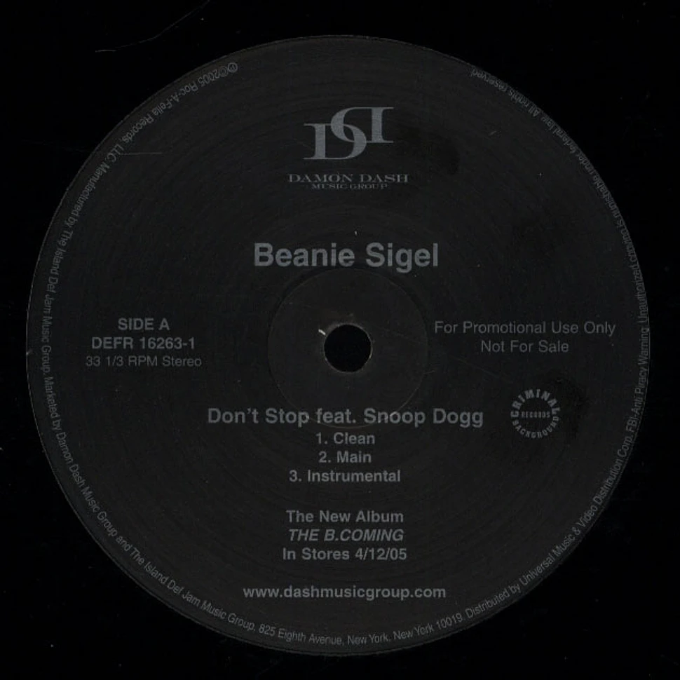 Beanie Sigel - Dont stop feat. Snoop Dogg