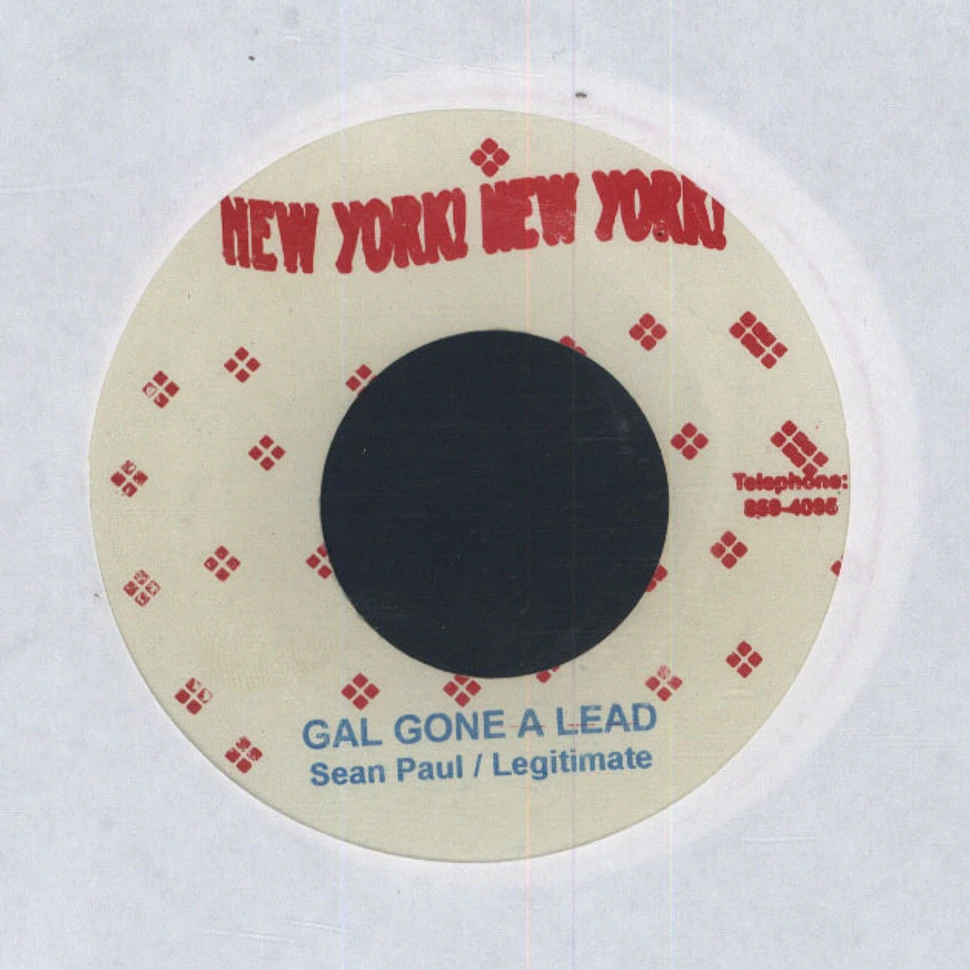 Sean Paul/ Legitimate - Gal gone a Lead