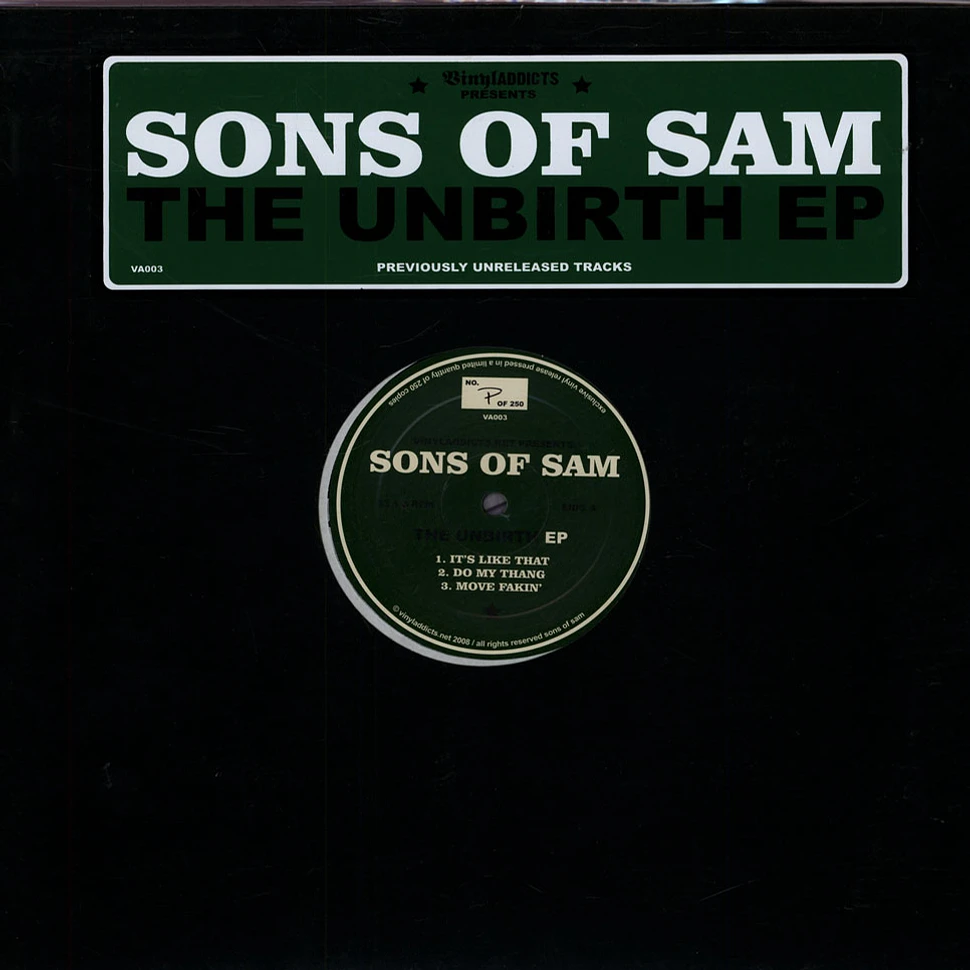 Sons Of Sam - The Unbirth EP