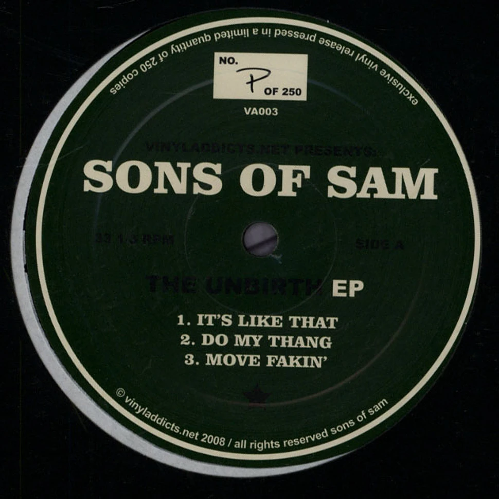 Sons Of Sam - The Unbirth EP