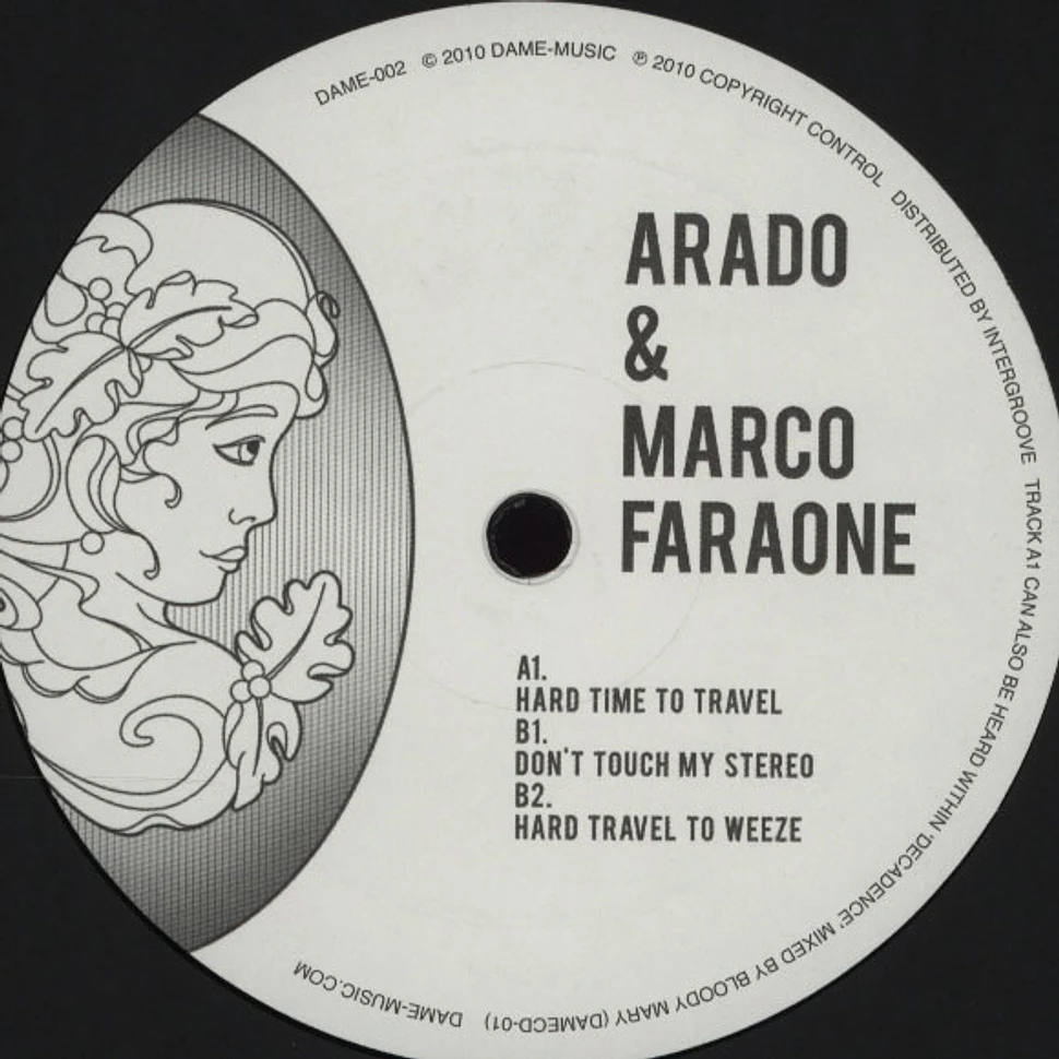 Arado & Marco Faraone - Hard Time To Travel EP