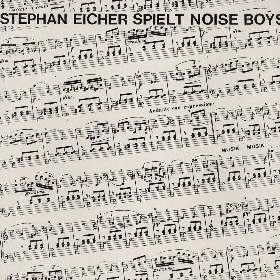 Stephan Eicher - Spielt Noise Boys