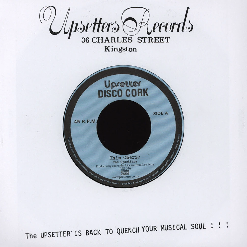 Lee Perry & The Upsetters / Dub Organiser - Chim Cherie / Chim Cherie Edit
