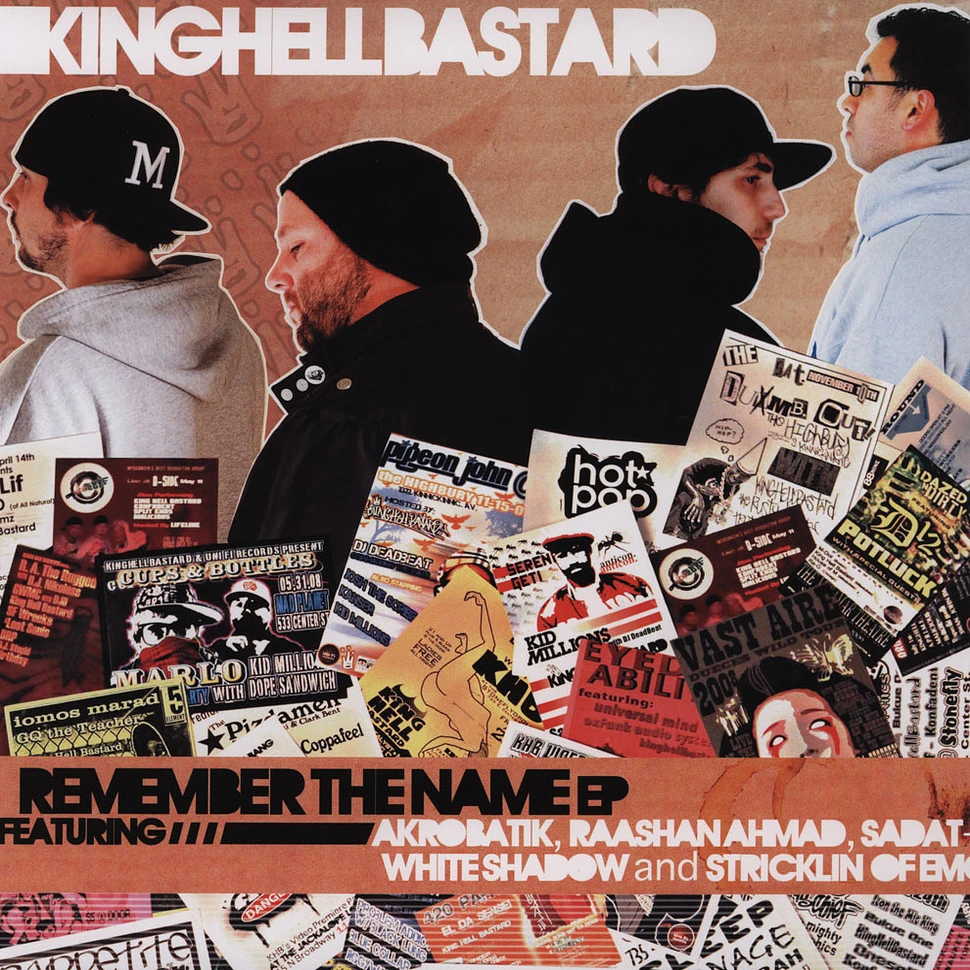 KHB (KingHellBastard) - Remember The Name EP feat. Sadat X, Akrobatik & Raashan Ahmad