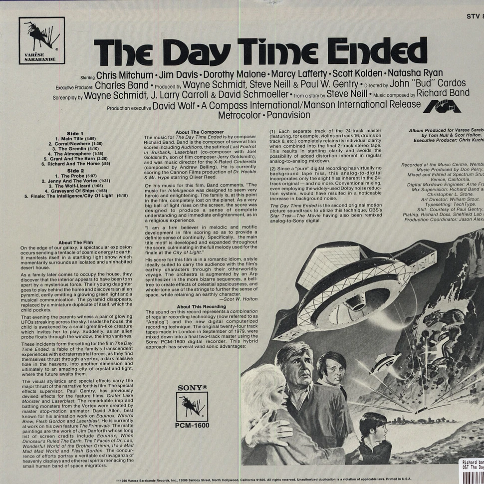 Richard Band - OST The Day Time Ended