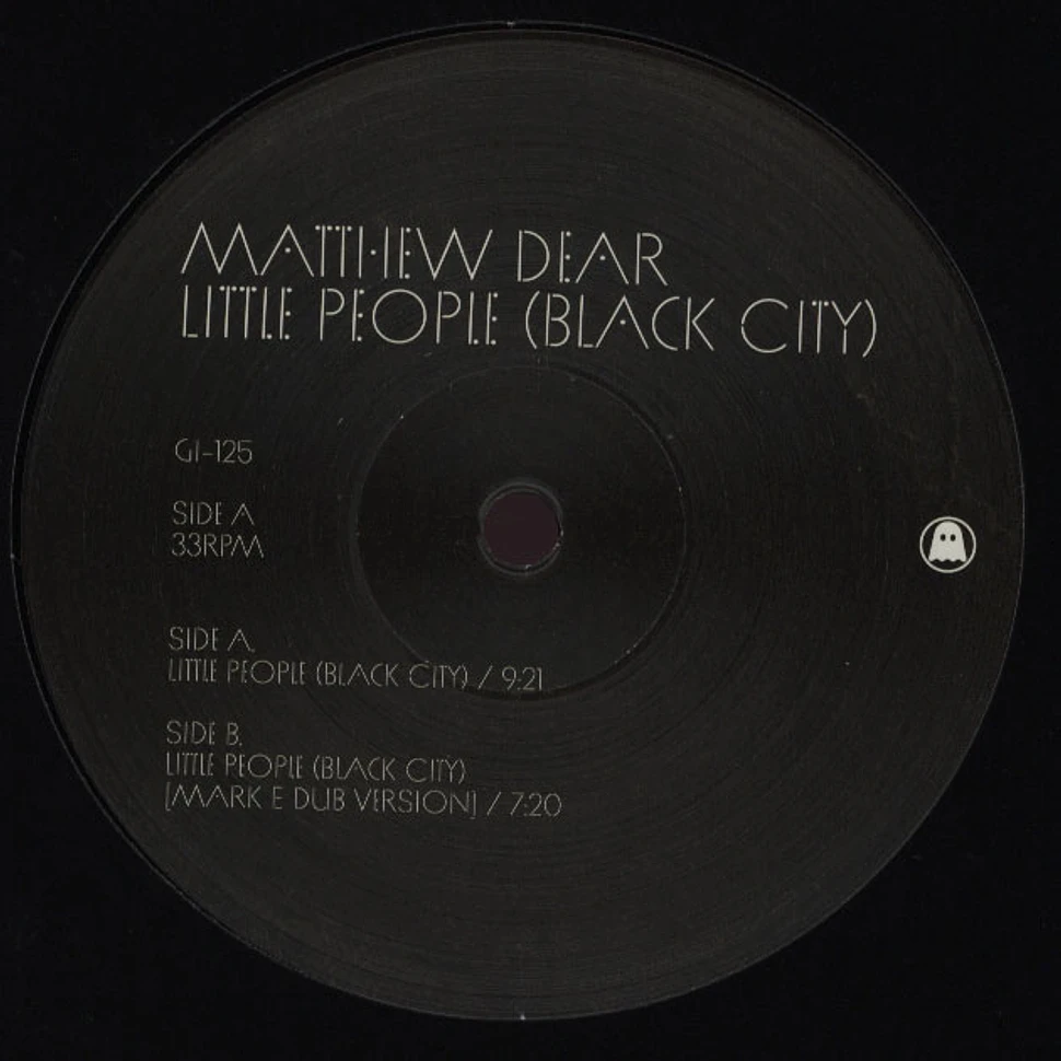 Matthew Dear - Little People (Black City)