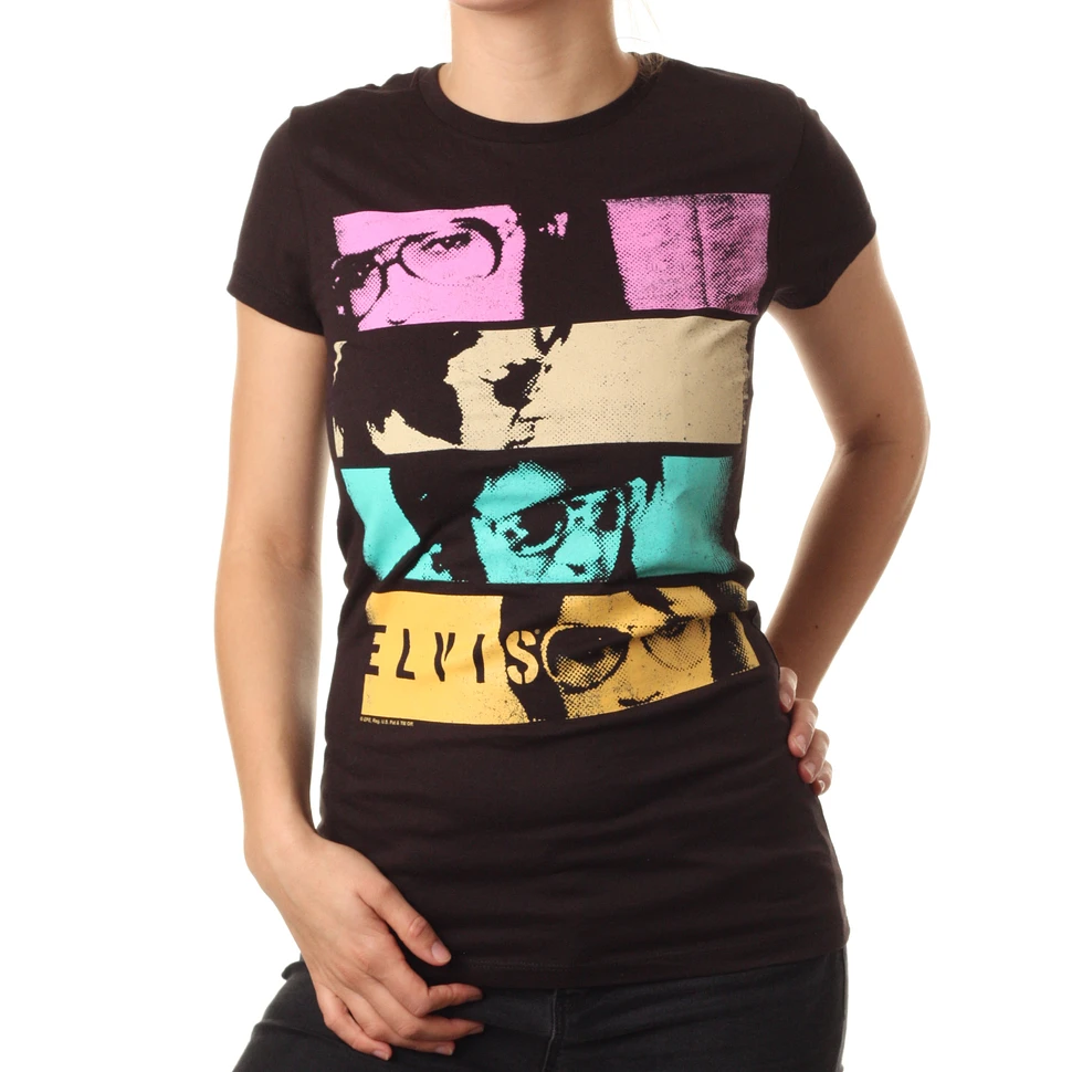 Elvis Presley - Stripes Women T-Shirt