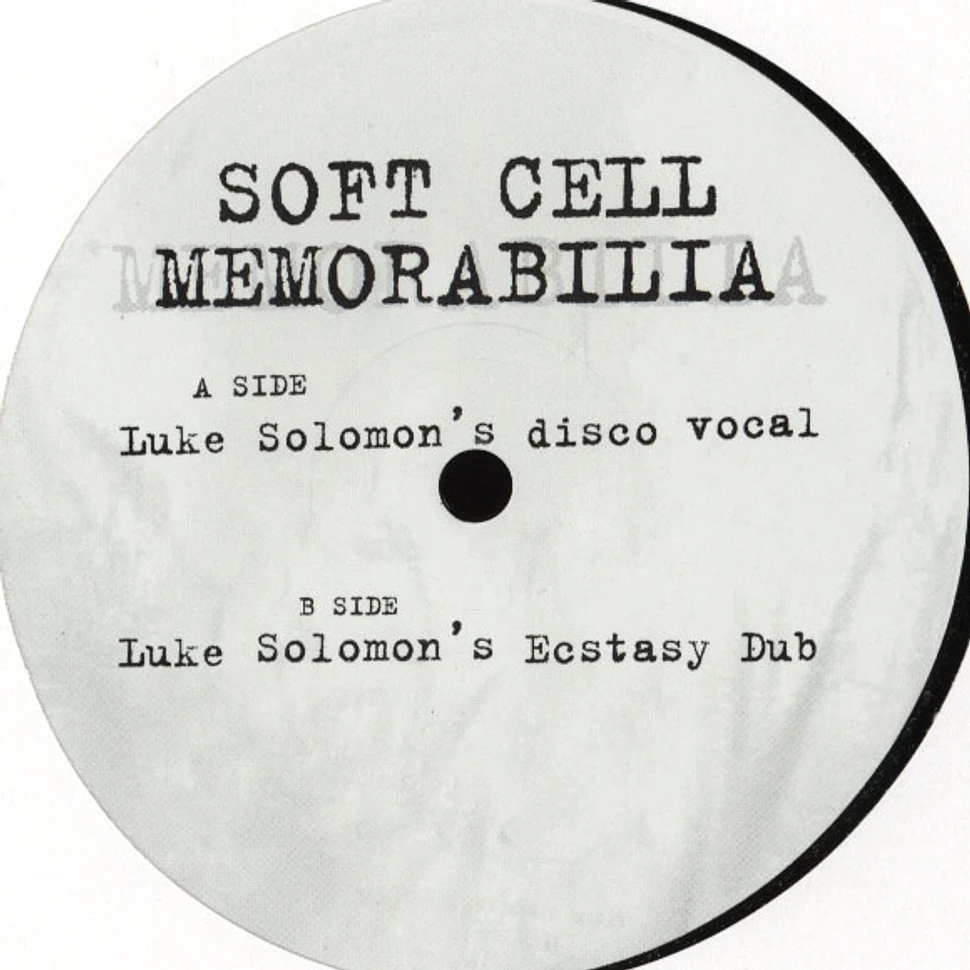Soft Cell - Memorabilia Luke Solomon Remix