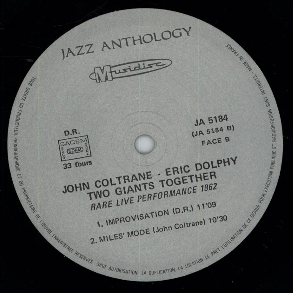 John Coltrane / Eric Dolphy - Two Giants Together - Rare Live Performance 1962