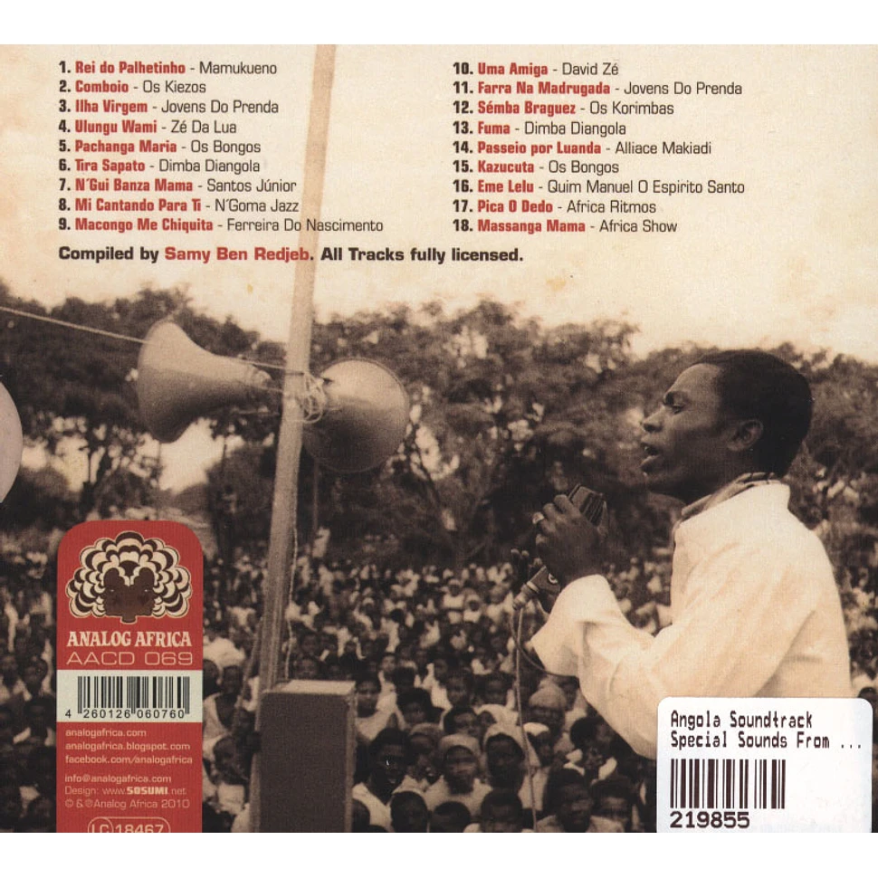 Angola Soundtrack - Volume 1: The Unique Sound Of Luanda 1965-1978