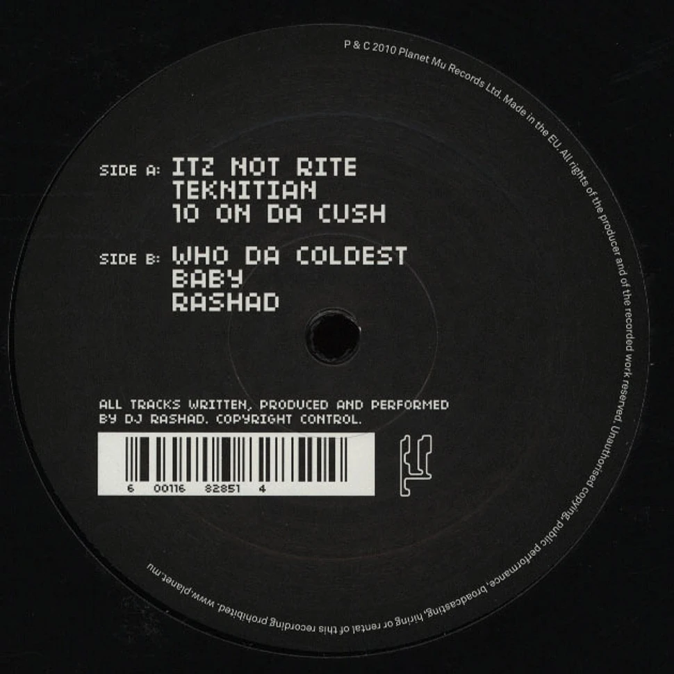 DJ Rashad - Itz Not Rite