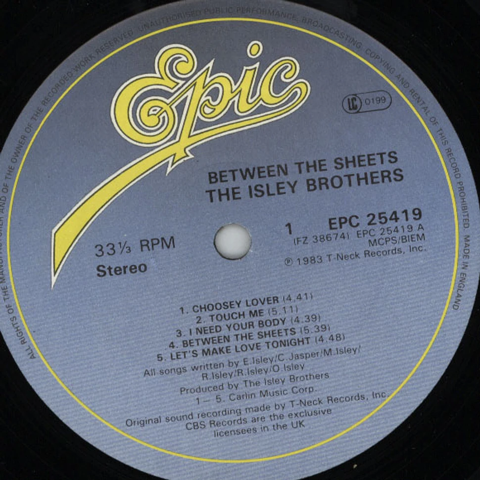 The Isley Brothers - Between The Sheets