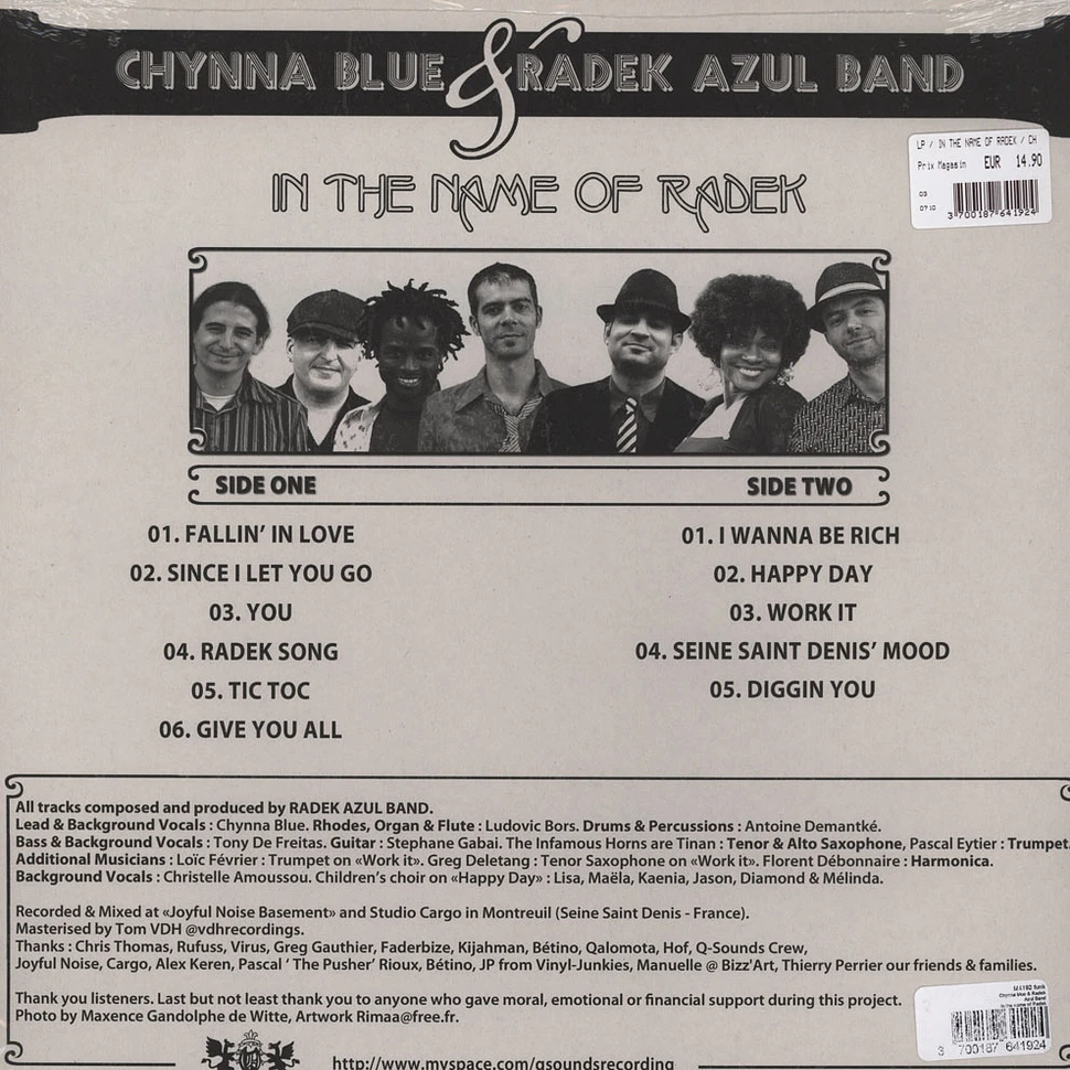 Chynna Blue And The Radek Azul Band - In The Name Of Radek