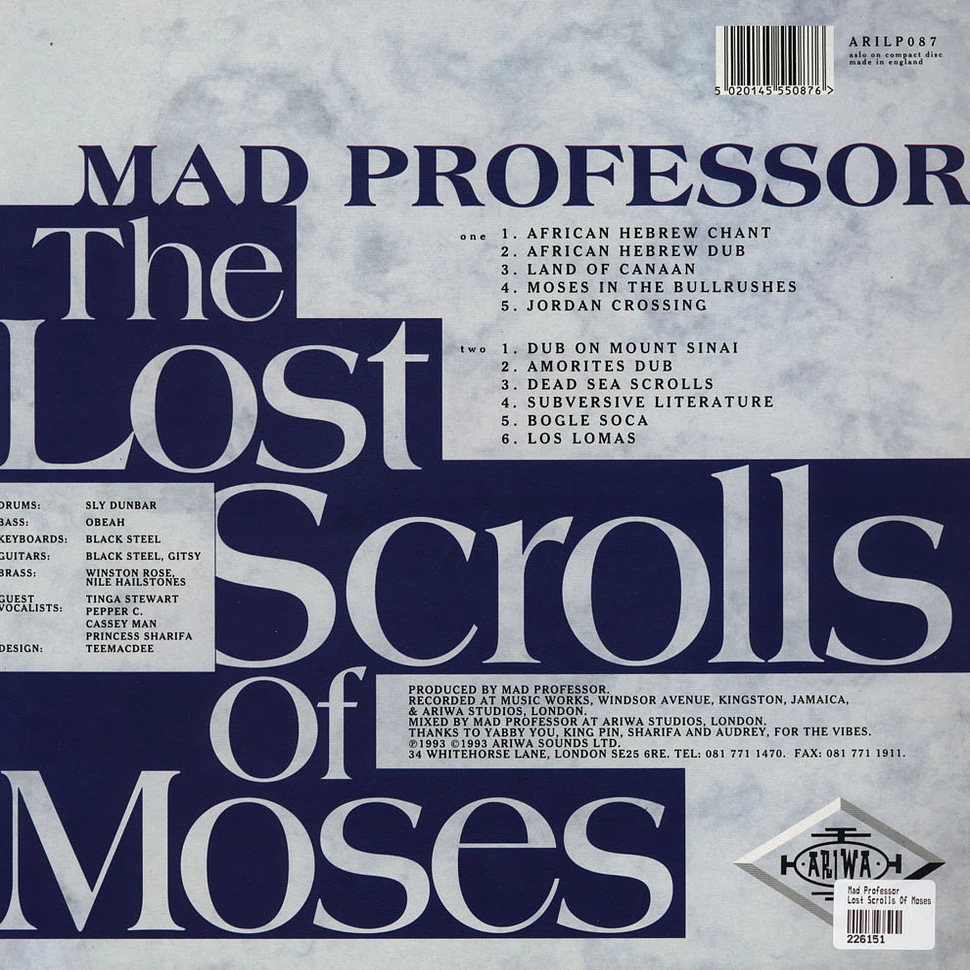 Mad Professor - Lost Scrolls Of Moses
