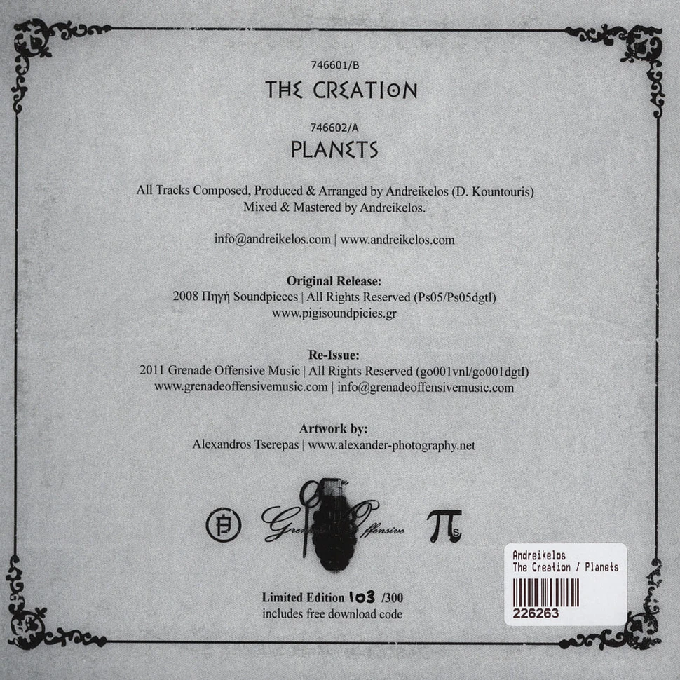 Andreikelos - The Creation / Planets