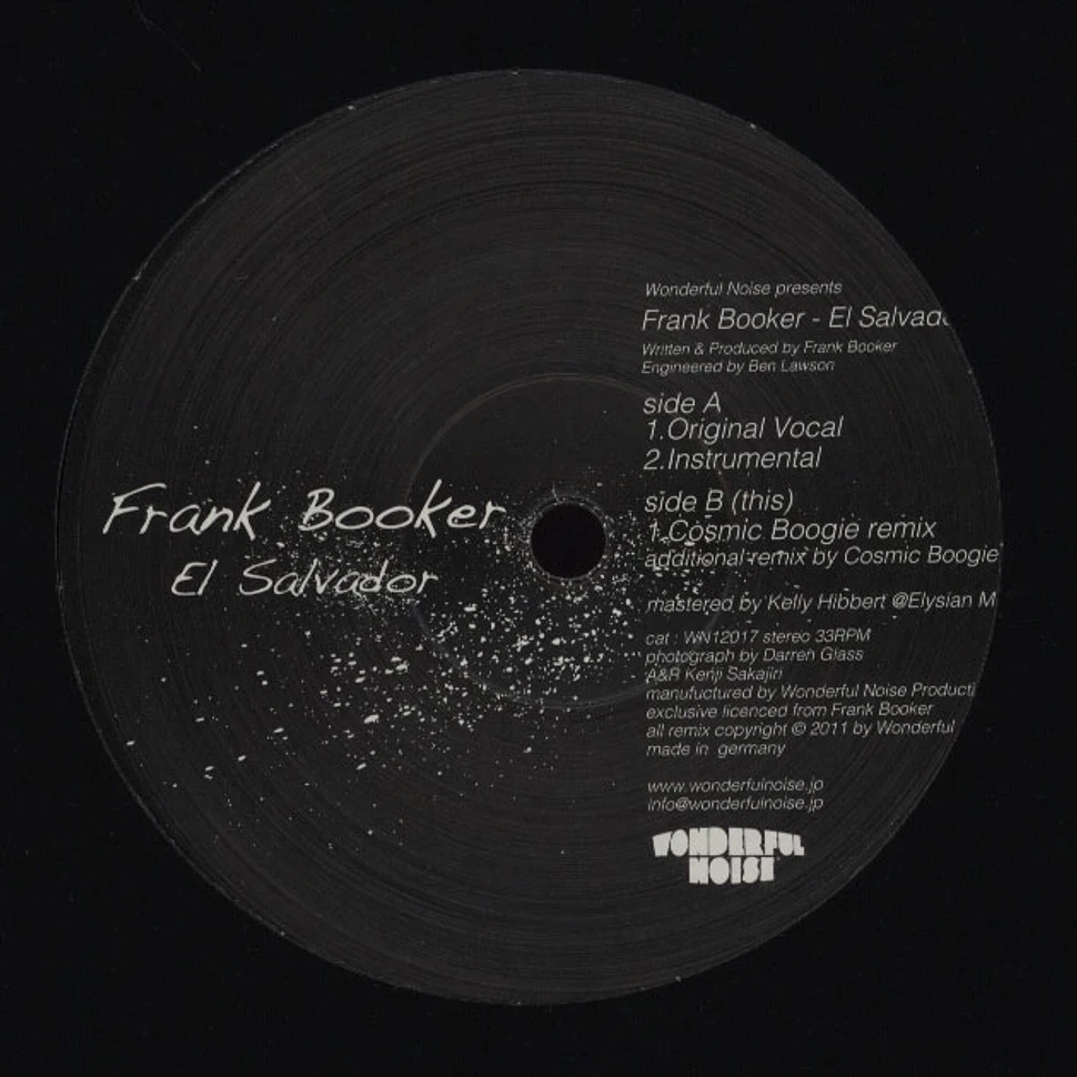 Frank Booker - El Salvador