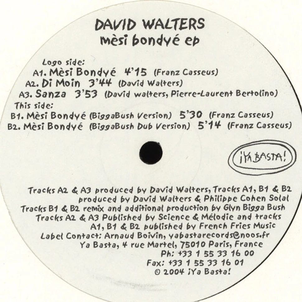 David Walters - Mesi Bondye EP