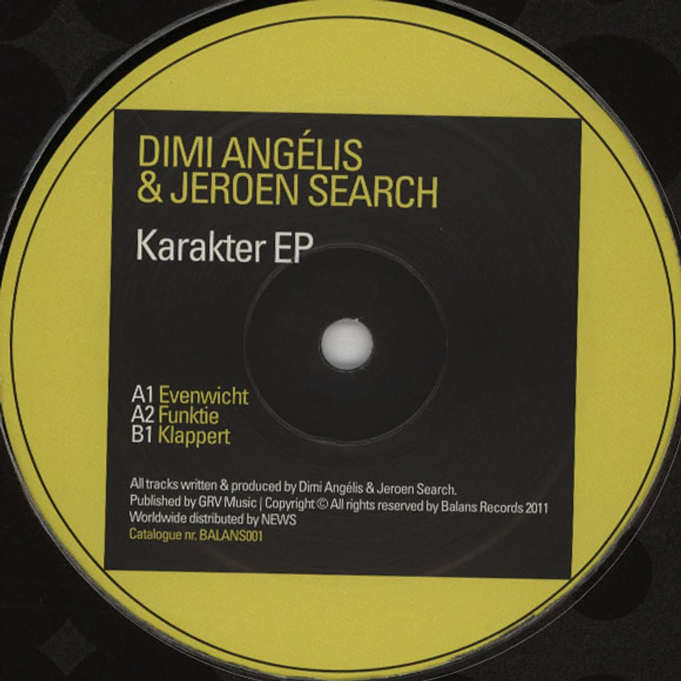 Dimi Angelis & Jeroen Search - Karakter EP