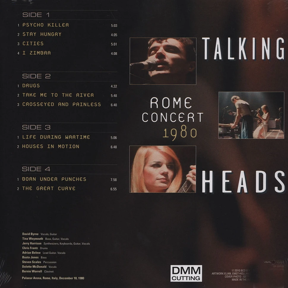 Talking Heads - Rome Concert, 1980