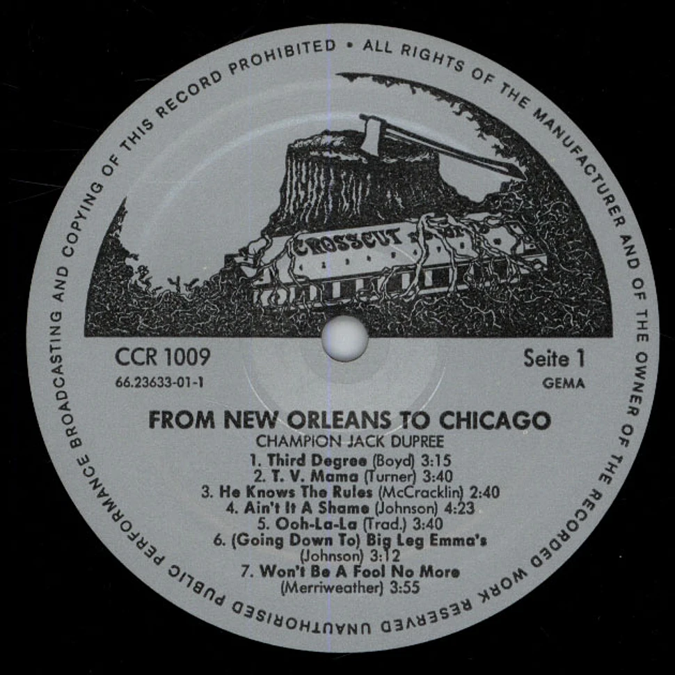 Champion Jack Dupree - From New Orleans To Chicago