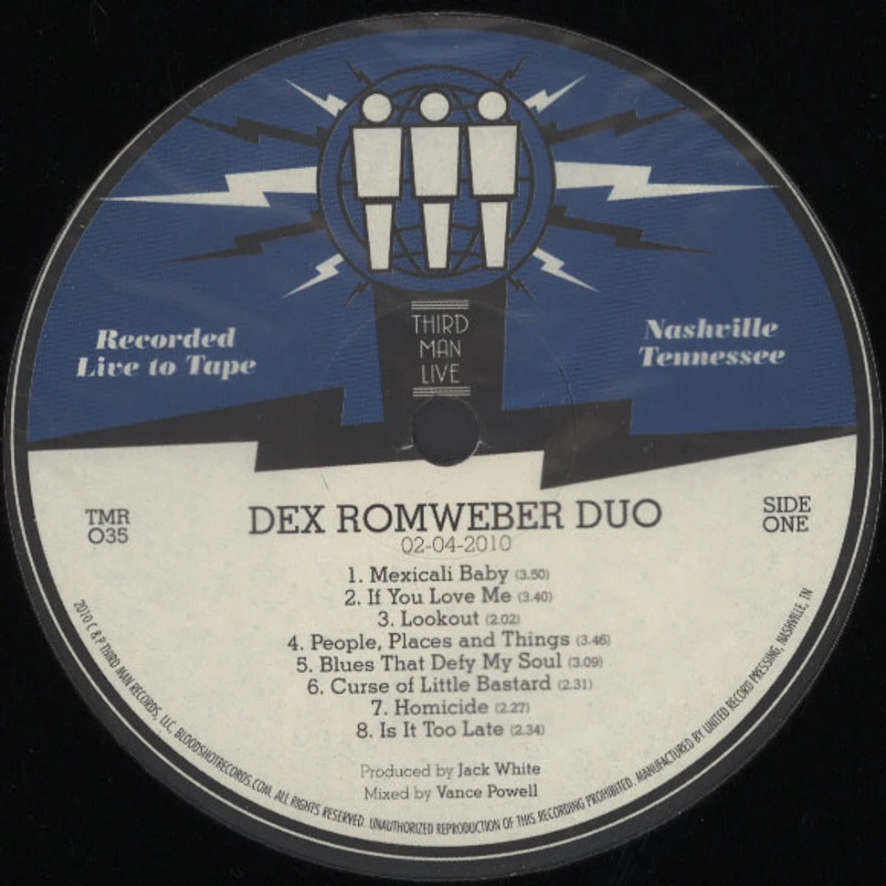 Dex Romweber Duo - Live From Third Man