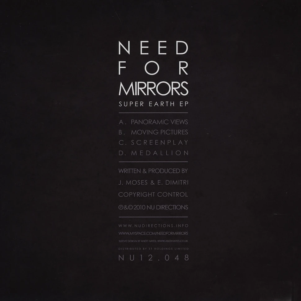 Need For Mirrors - Super Earth EP