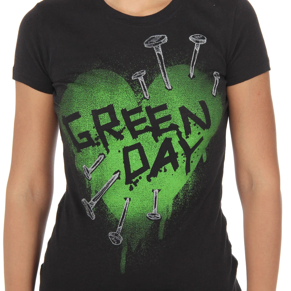 Green Day - Nail Heart Women T-Shirt