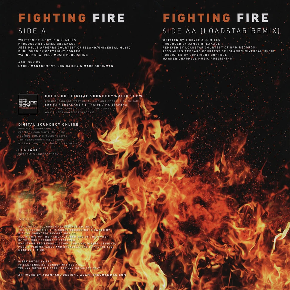 Breakage - Fighting Fire Feat. Jess Mills