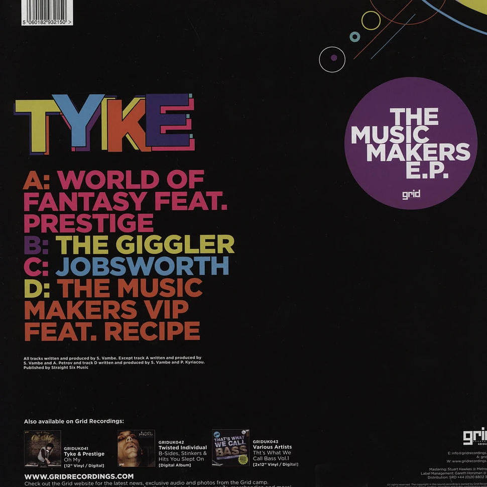 Tyke - The Music Makers EP