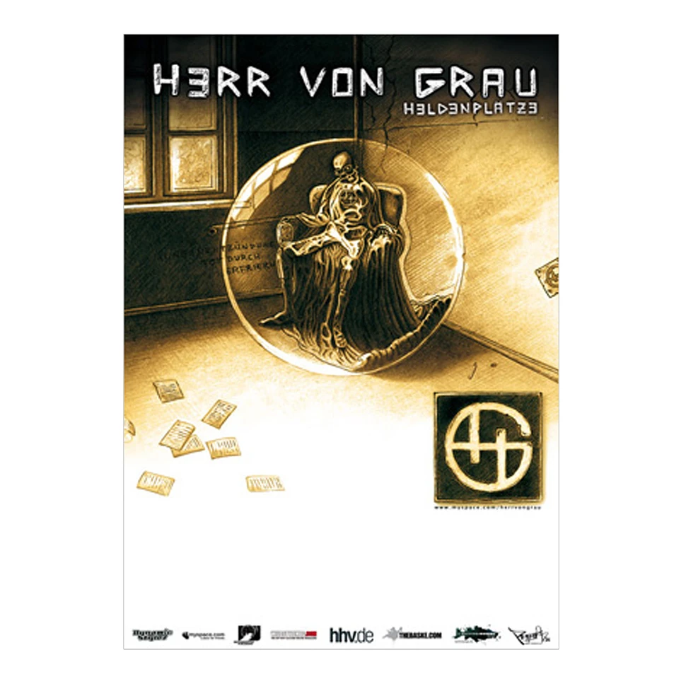 Herr Von Grau - Heldenplätze Poster