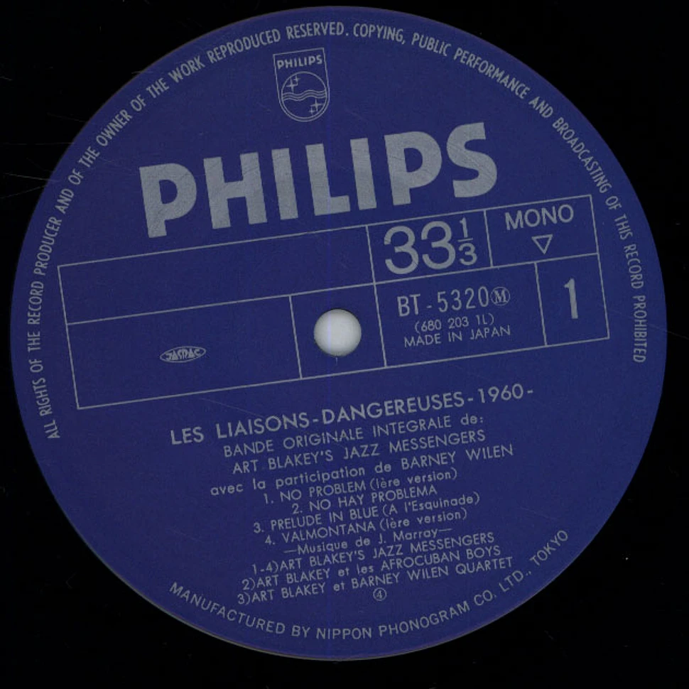 Art Blakey's Jazz Messengers - OST Les Liaisons Dangereuses 1960