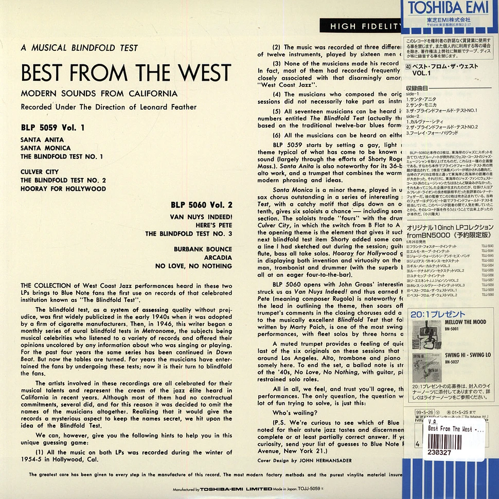 V.A. - Best From The West - Modern Sounds From California Vol.1